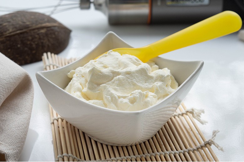 Kokos-Schlagsahne, vegan