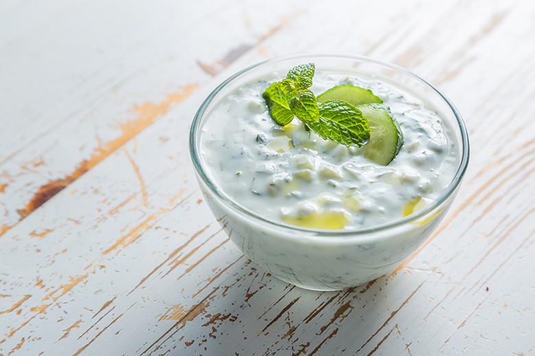Gurkendip mit Minze