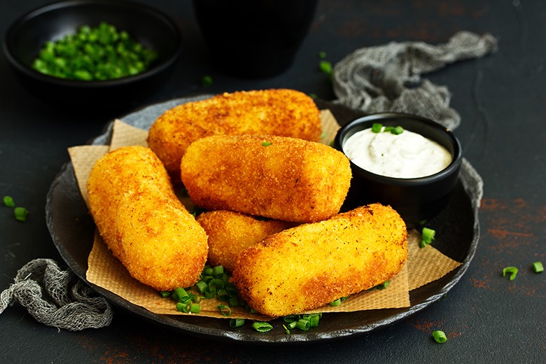 Selbstgemachte Kroketten