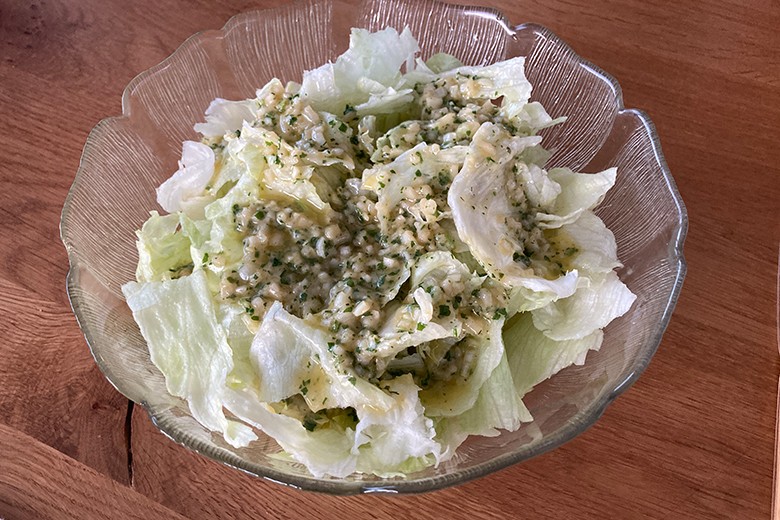 Salatsauce für grünen Salat