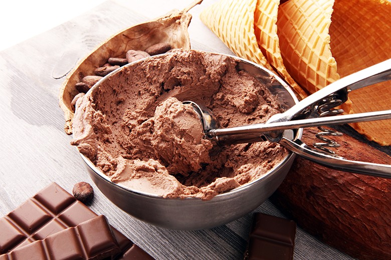 Grundrezept Schokoladen-Eis