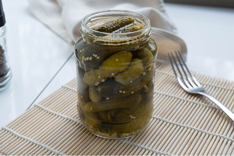 Gurken mit Zitronensauce - Rezept