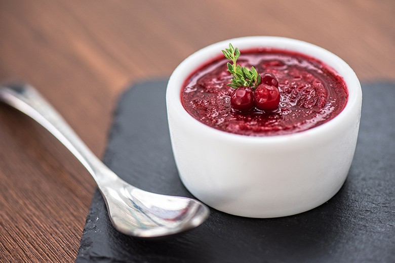 Preiselbeer Sorbet