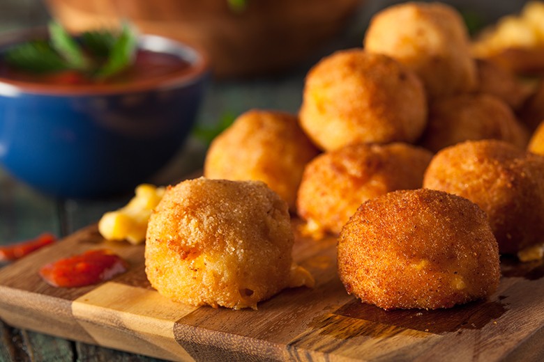 Frittierte Käsebällchen