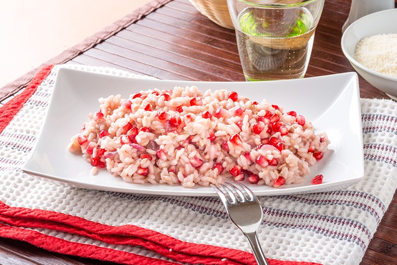 Granatapfel-Risotto