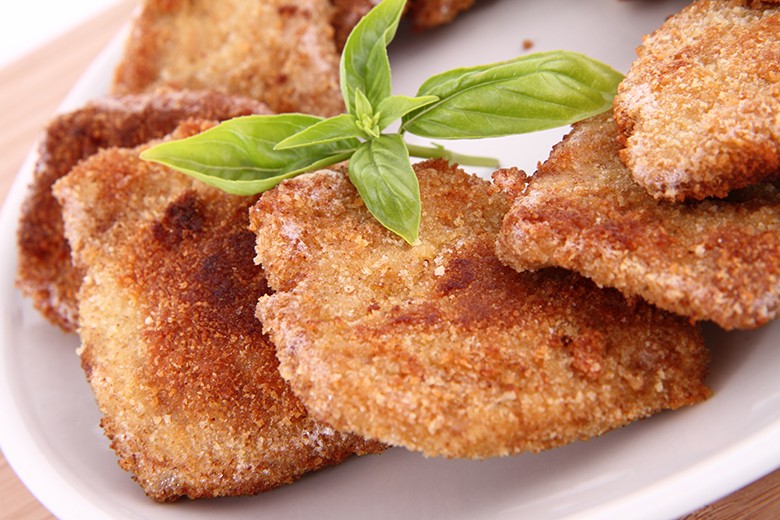 Haferflocken-Schnitzel