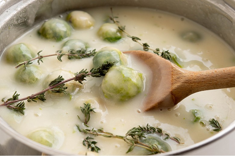 Rosenkohl mit Senfsauce