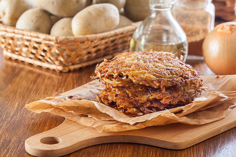 Kartoffelpuffer nach amerikanischer Art