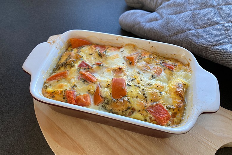 Tomaten-Mozzarella-Auflauf