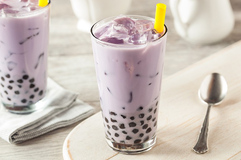 Bubble Tea mit Fruchtsaft