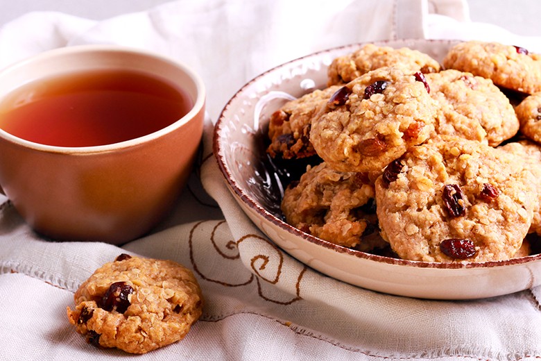 Haferflockenkekse mit Cranberry