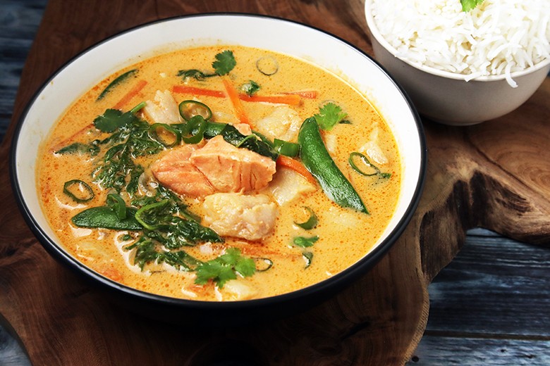Fisch-Curry nach Thai-Art