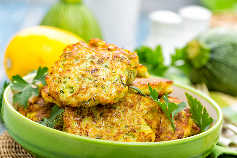 Einfache Zucchini-Bratlinge