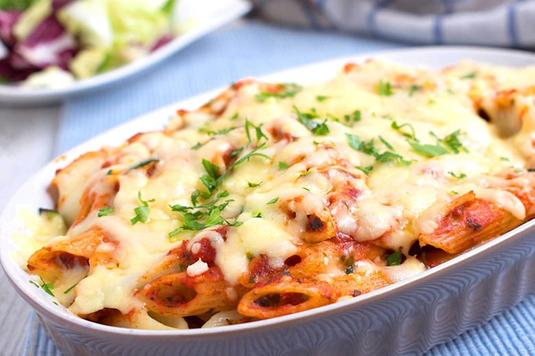 Einfacher Penne-Auflauf