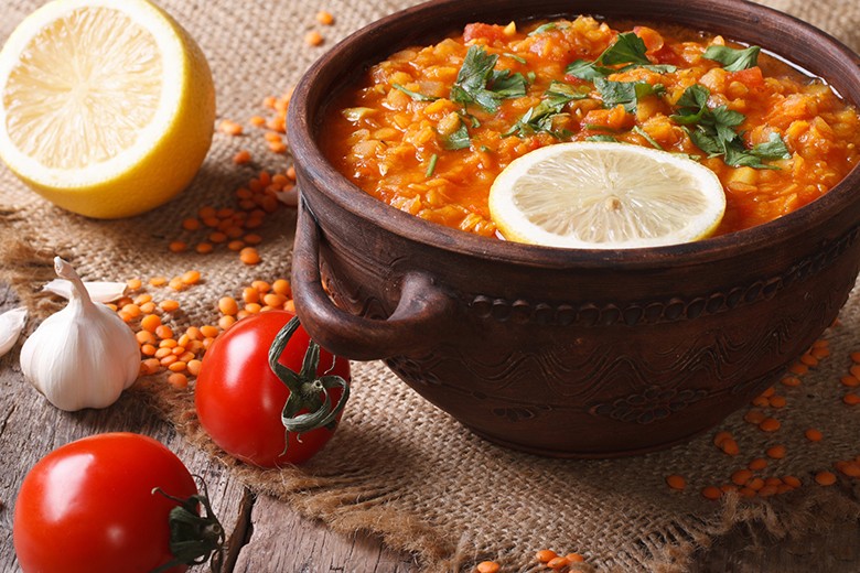 Mercimek Corbasi ohne Pürieren