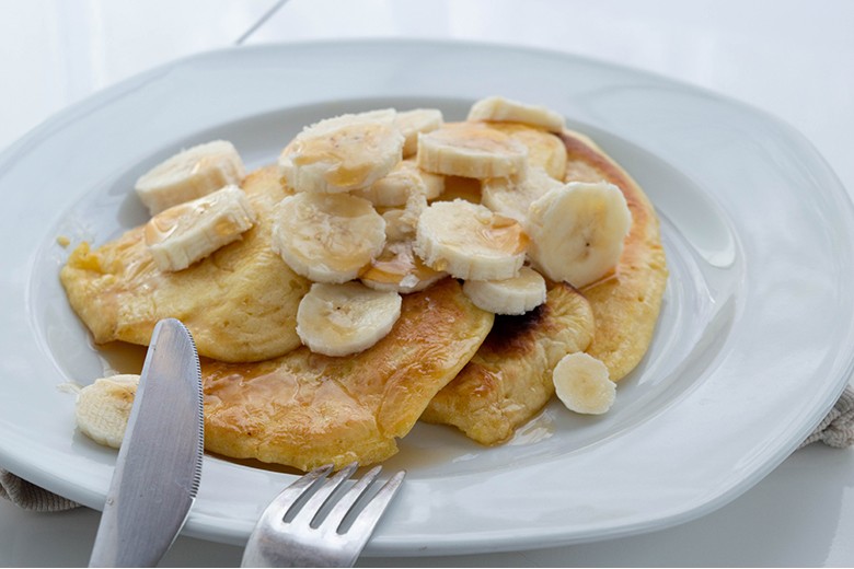 Bananen-Pancakes