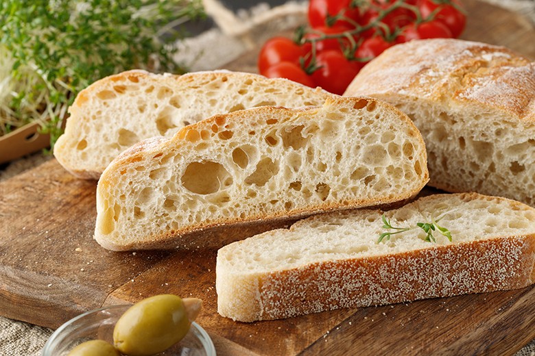 Selbstgemachtes Ciabatta