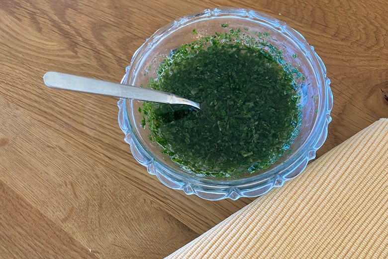 Veganes Essig-Öl-Dressing