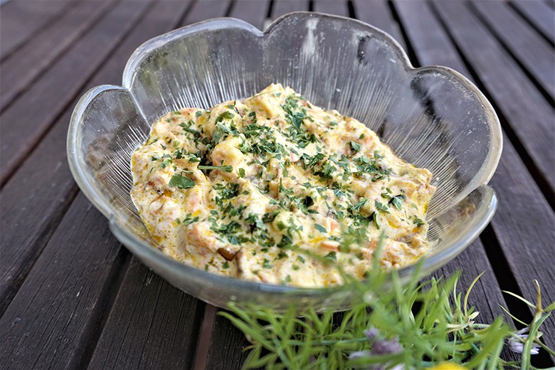 Gebratener Möhrensalat