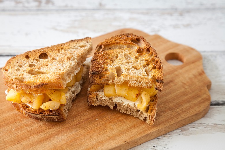 Apfel-Zimt-Toasts