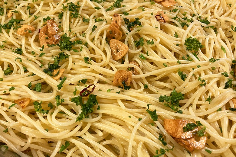 Schnelle Spaghetti aglio e olio