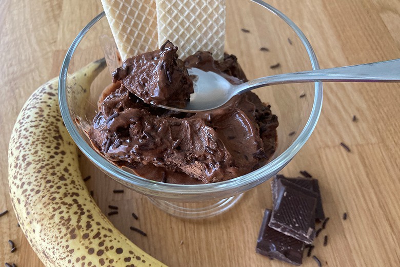Nicecream mit Schokolade