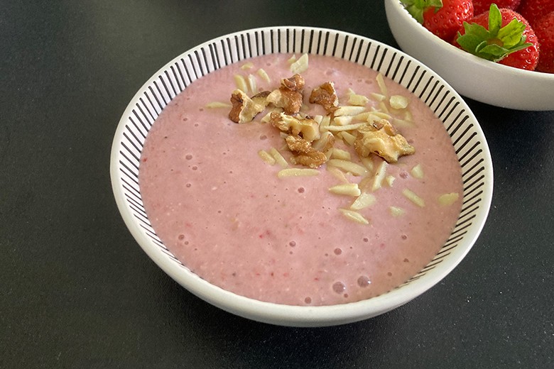 Bananen-Erdbeer-Bowl