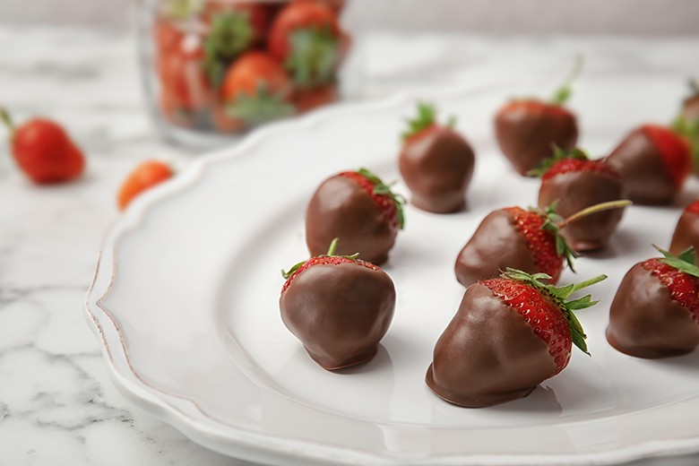Schoko-Erdbeeren