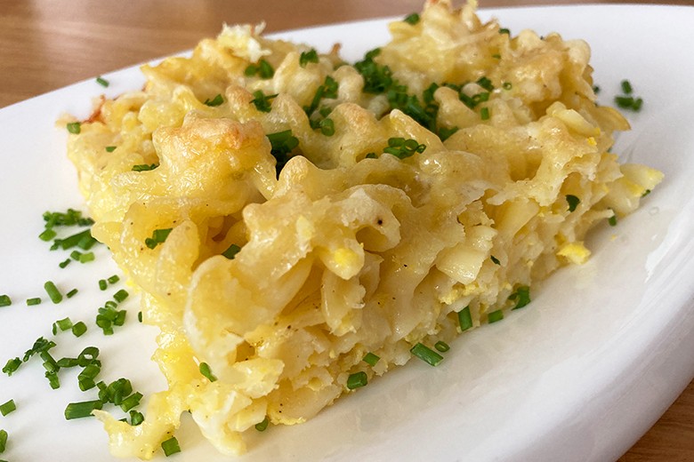 Nudelauflauf mit saurer Sahne