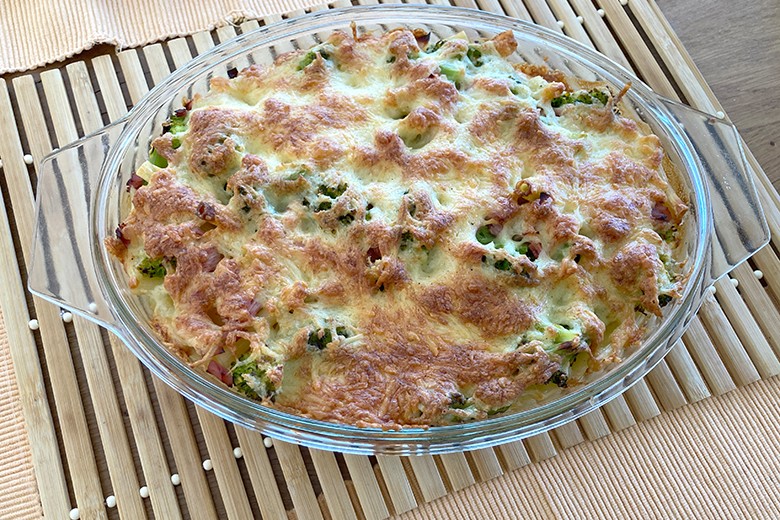 Brokkoli-Nudel-Auflauf