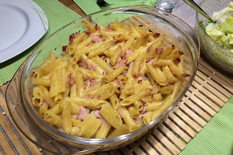 Schneller Nudelauflauf