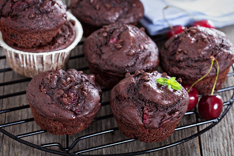 Schoko-Kirsch-Muffins