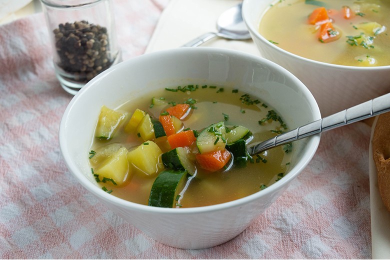 Schnelle Gemüsesuppe