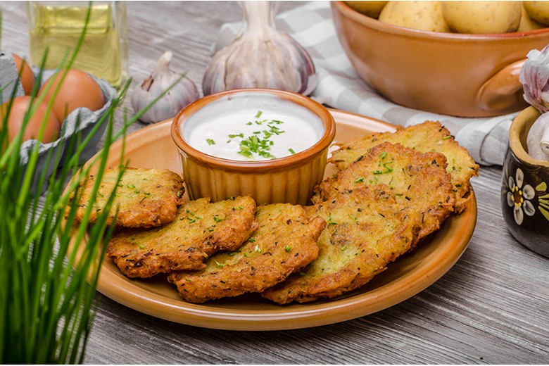 Einfache Kartoffelbratlinge