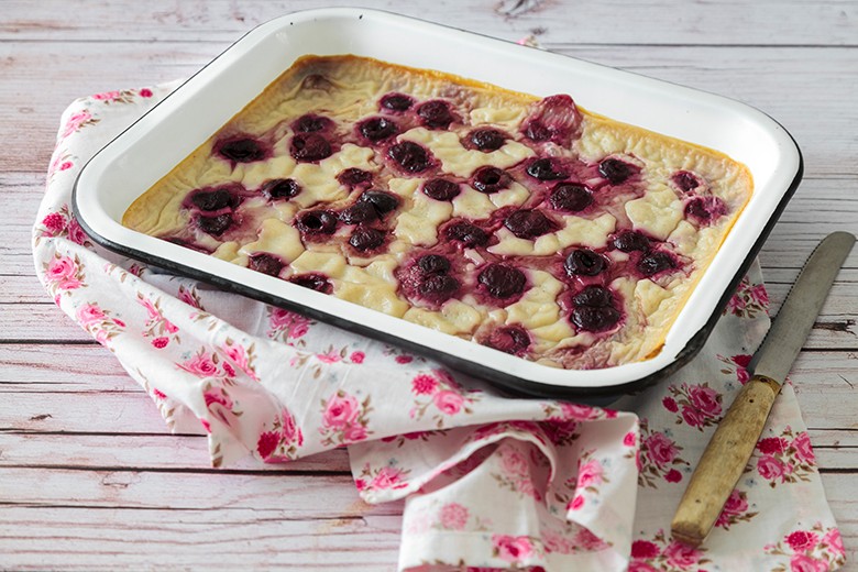 Kirschkuchen vom Blech