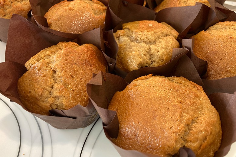 Muffins mit Kokosmilch