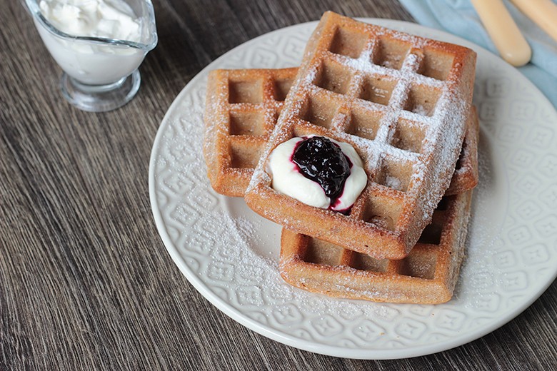 Dinkelwaffeln