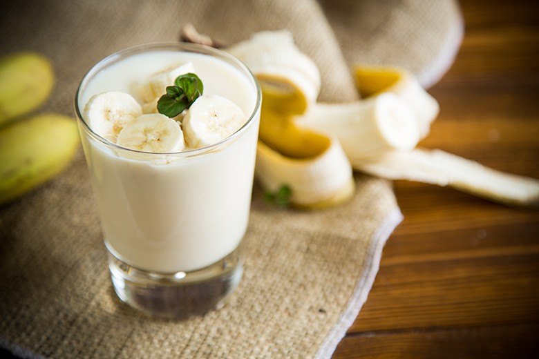 Banane-Honig-Joghurt