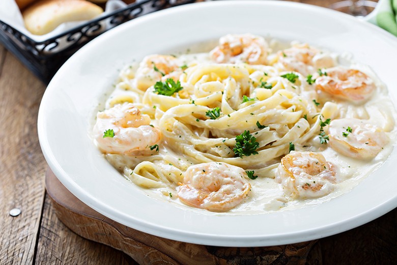 Garnelen-Knoblauch-Pasta