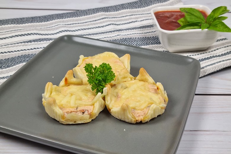 Mürbeteig-Fingerfood mit Ricottacreme