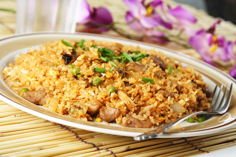 Gebratener Reis mit Fleisch