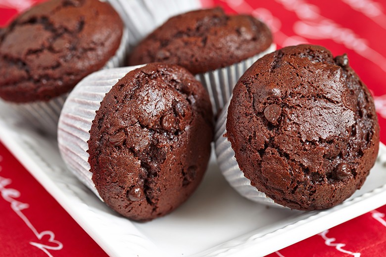 Schokomuffins mit Öl