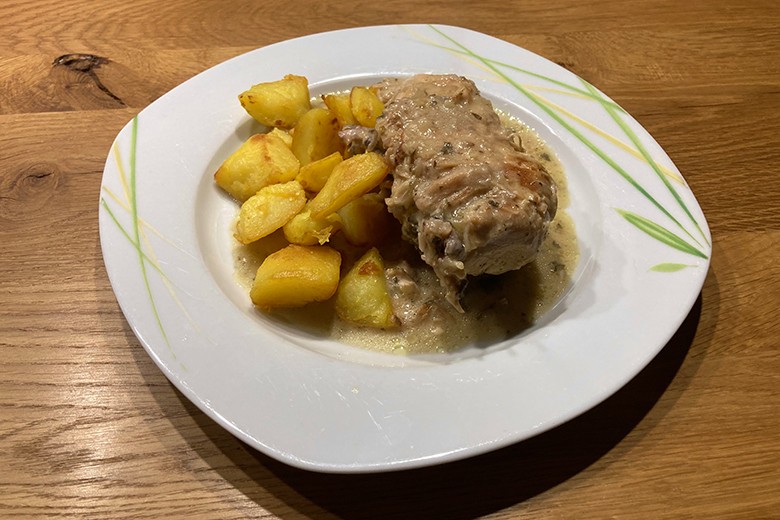 Huhn auf spanische Art