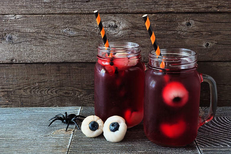 Alkoholfreier Halloween-Drink