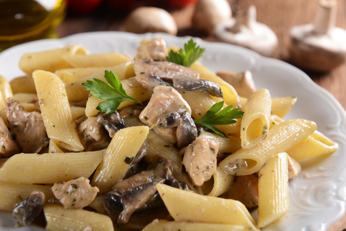 Penne mit Champignons