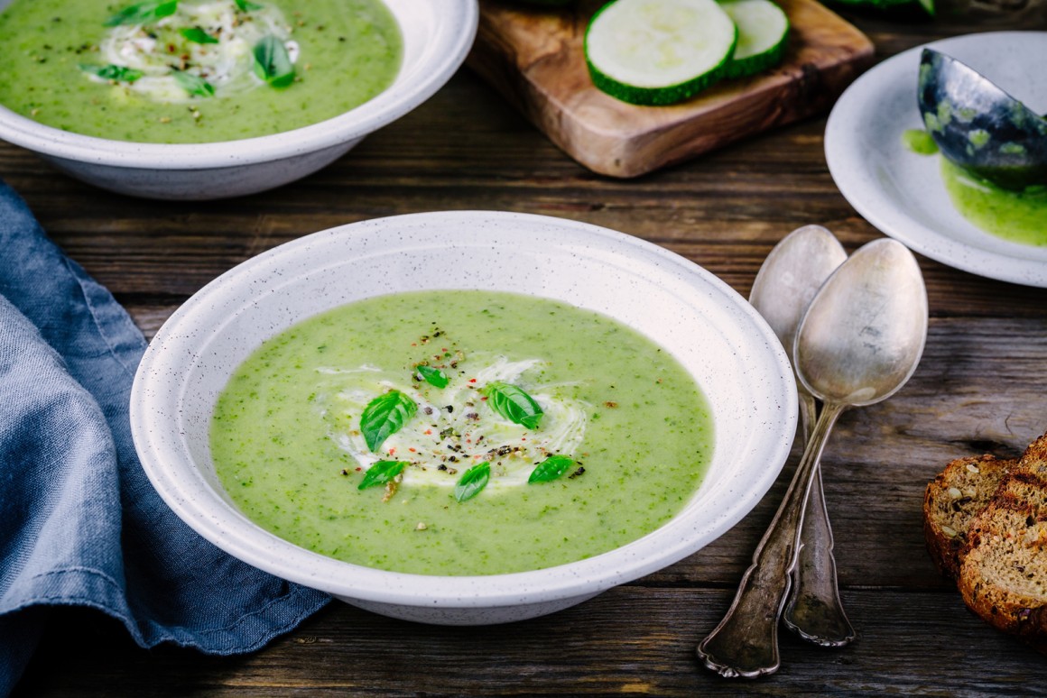 Zucchinicremesuppe