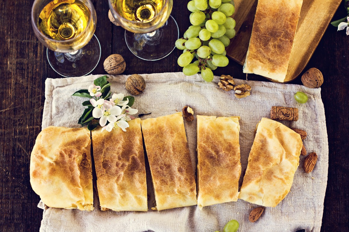 Weintraubenstrudel