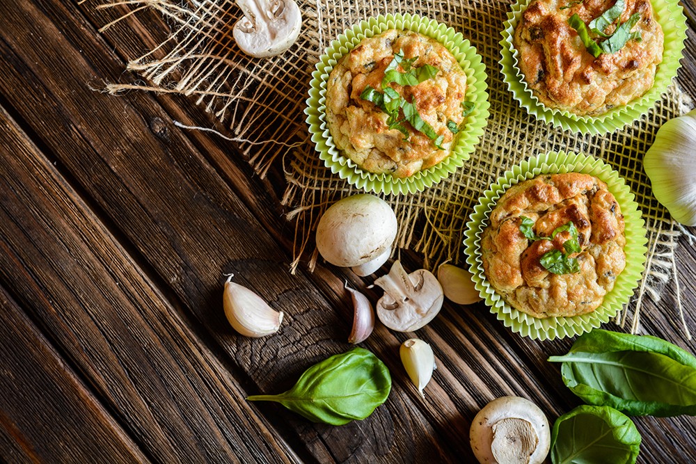 Champignon-Muffins