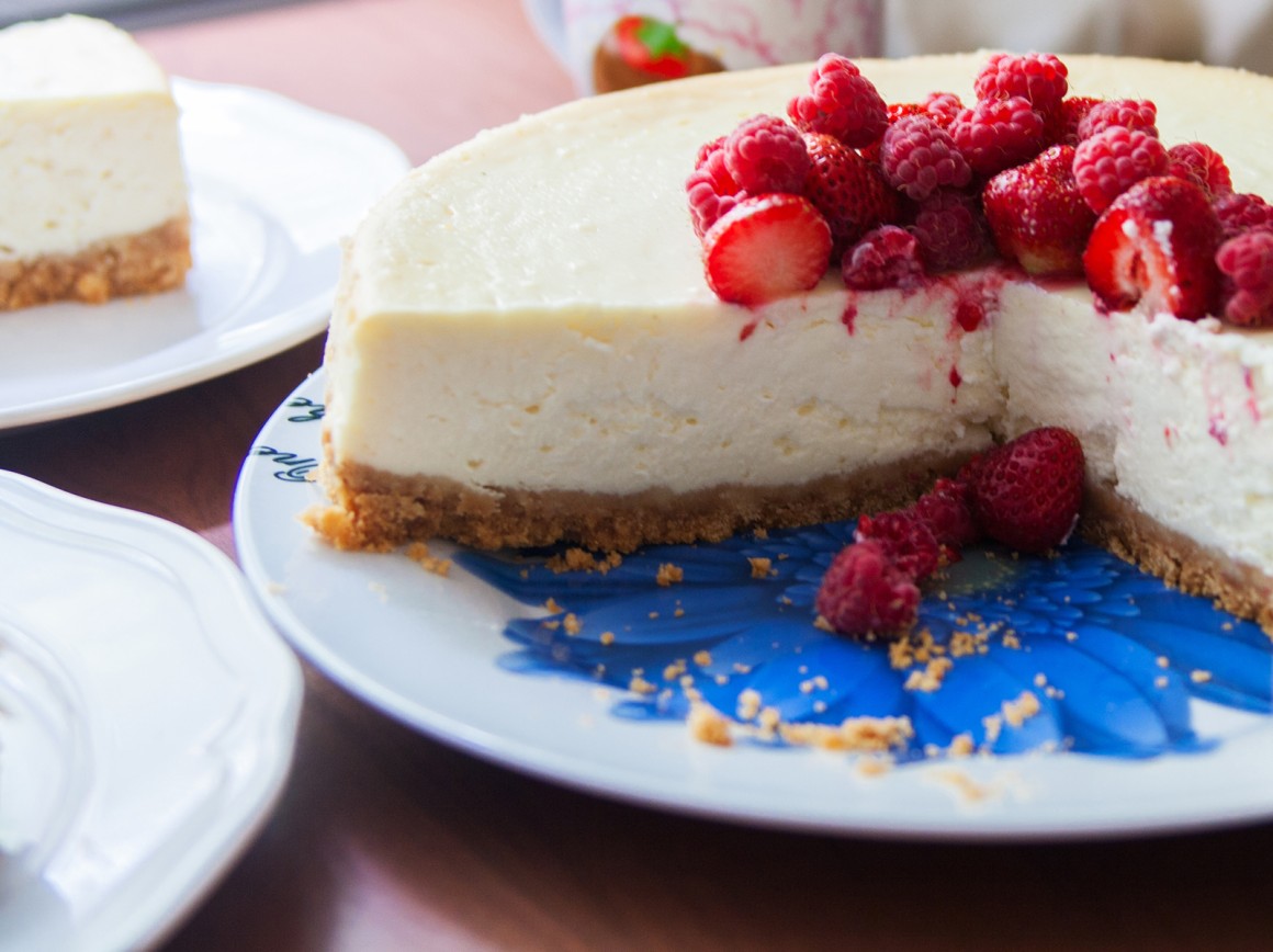 Käsekuchen mit Mürbteig