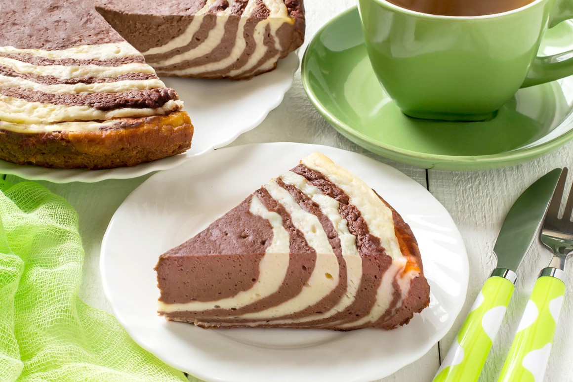 Käsekuchen mit Schokolade - Rezept